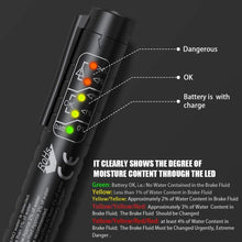 VXSCAN Brake Fluid Tester Diagnostic Testing Tool Automotive Brakes Brake Fluid Liquid Tester Pen Calibrated For DOT4 with 5 LED Indicator