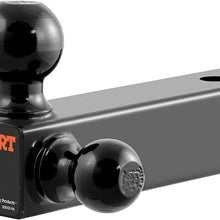 CURT 45651 Multi-Ball Trailer Hitch Ball Mount, 1-7/8, 2, 2-5/16-Inch Balls, Fits 2-1/2-Inch Receiver, 14,000 lbs