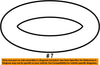 Toyota 90080-43025, Engine Oil Filler Cap Gasket