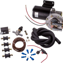 maXpeedingrods Electric Vacuum Pump Kit Set for Brake Booster 12 Volt 18" to 22" 28146