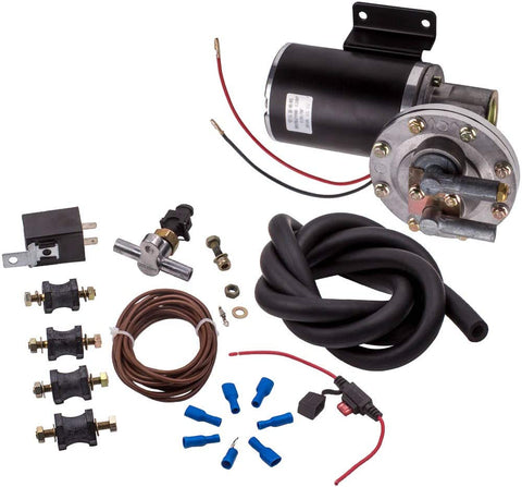 maXpeedingrods Electric Vacuum Pump Kit Set for Brake Booster 12 Volt 18