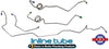 Inline Tube 1978-88 G-body Front Preformed Brake Lines Master Cylinder Valve Hose OEM Steel