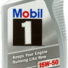 Mobil 1 Supersyn Fully Synthetic Motor Oil, 15W-50, quart (201)