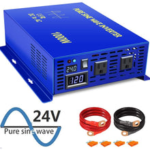 XYZ INVT 2500 Watt Pure Sine Wave Inverter 12V DC to 120V AC, 2500W Power Invert Surge 5000W Power Converter for Solar System. (2500W 12V 120V)