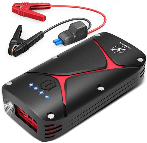 Jump Starter for Car, FLYLINKTECH 1000A Peak 15000mAh Portable Car Battery Starter Engine - 12V Car Battery Power Pack Battery Booster