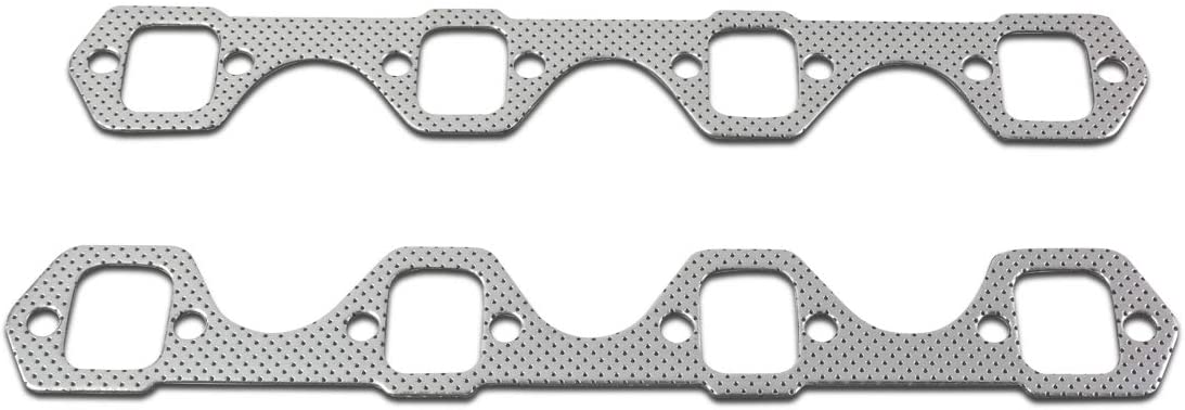 DNA Motoring GKT-A-HD-FM8650L Exhaust Manifold Gasket [For 62-97 Ford/Mercury SBC Windsor V8]