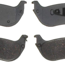 ACDelco 14D998CH Advantage Ceramic Rear Disc Brake Pad Set with Hardware