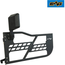 EAG Safari Tubular Door with Side View Mirror Fit for 07-18 Jeep Wrangler JK 2 Door Only
