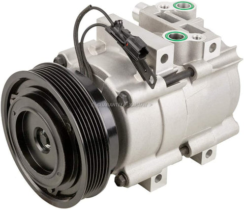 AC Compressor & A/C Clutch For Hyundai Tucson V6 2005 2006 2007 2008 2009 Replaces Hala HS - BuyAutoParts 60-02418NA New