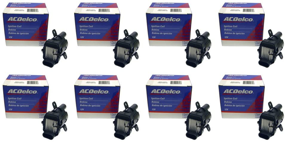 Eight New OEM ACDelco Ignition Coils D585 10457730 UF262 C1251 BSC1251 19279910