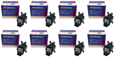 Eight New OEM ACDelco Ignition Coils D585 10457730 UF262 C1251 BSC1251 19279910