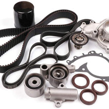 Timing Belt Kit including timing Belt water pump with gasket tensioner bearing etc,OCPTY Compatible for 2002 2003 Lexus ES300/2001 2002 2003 2004 2005 2006 Toyota Camry