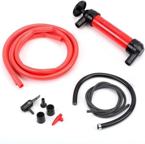 HORUSDY Multi-Use Siphon Fuel Transfer Pump Kit for Gas Oil and Liquids