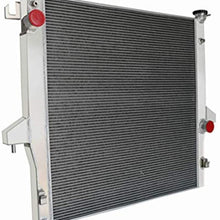 CoolingSky 55MM 3 Row All Aluminum Radiator for 2003-2009 Dodge Ram 2500 & Ram 3500 Diesel 5.9 6.7 Cummins