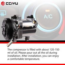 cciyu Air Conditioning Compressor for 1999-2005 Suzuki Grand Vitara 2.5L 1999-2001 Suzuki Vitara 1.6L CO 10620C Auto Repair Compressors Assembly