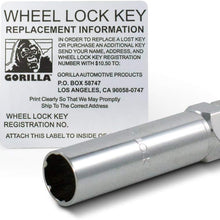 DPAccessories LCS3B6HCGCH06LK4 4 Chrome Spline Drive/Tuner Locking Lug Nuts/Wheel Locks - M12x1.50 - Dual Hex Wheel Lock Set