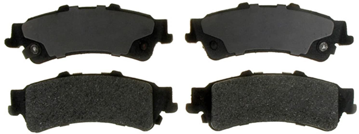 ACDelco 14D792M Advantage Semi-Metallic Rear Disc Brake Pad Set with Wear Sensor