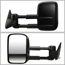 DNA Motoring TWM-022-T222-BK+DM-074 Pair of Towing Side Mirrors + Blind Spot Mirrors