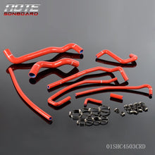 9 Pcs Silicone Radiator Coolant Hose Kit Clamps For CHEVY CORVETTE 5.7L LT1 V8 1991-1996 Red