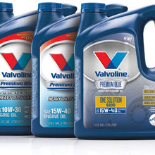 Valvoline Premium Blue One Solution 9200 SAE 15W-40 Engine Oil 1 GA, Case of 3