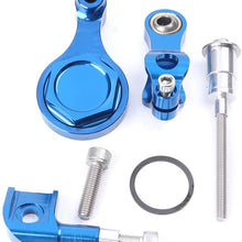 Mallofusa Motorcycle Stabilizer Steering Damper Bracket Mount Holder Kit Compatible for Yamaha R6 R1 2006 2007 2008 2009 2010 2011 2012 2013 2014 2015 Grey