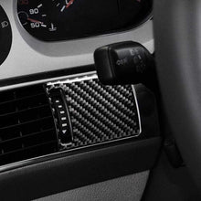 Car Air Condition Vent Sticker, Carbon Fiber Car Side Air Conditioner Vent Frame Sticker Fit for A6 2005-2011