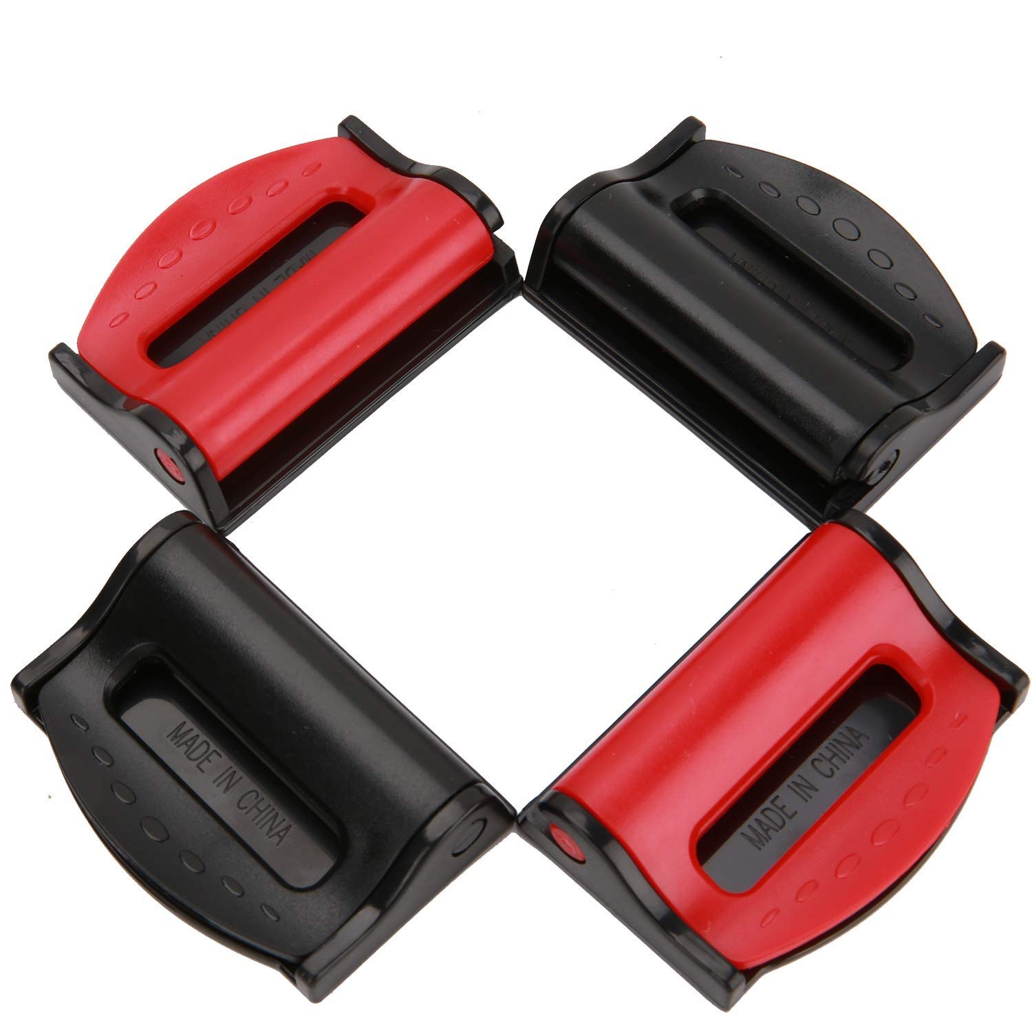 Trade-CaptaiN Car Seat Belt Clip- Seatbelt Adjuster Comfort Universal Auto Shoulder Neck Strap Positioner Clips（4Pack)