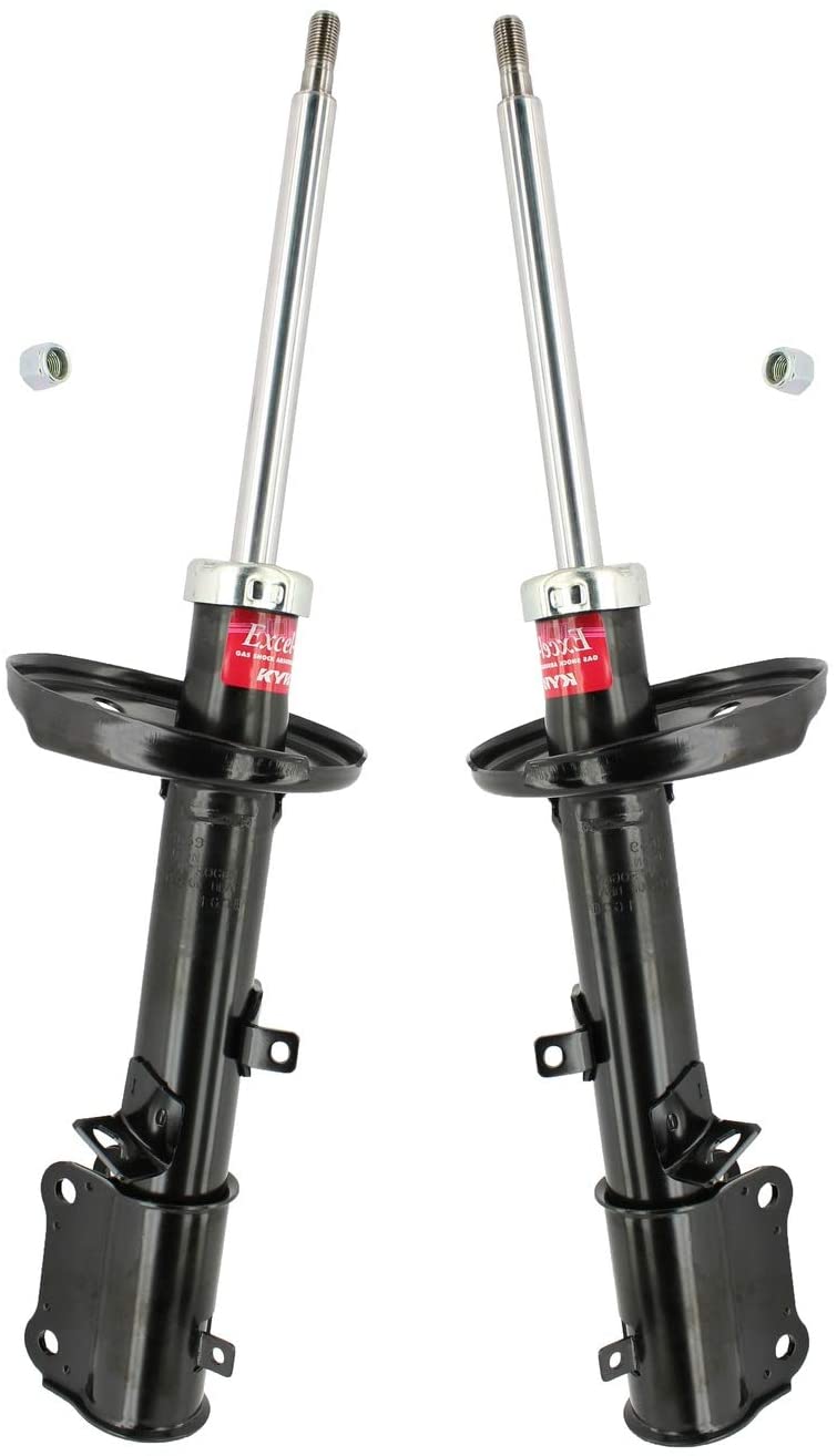 Pair Set of 2 Rear KYB Excel-G Struts For Toyota Corolla Chevrolet Geo Prizm