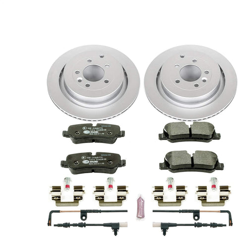 Power Stop ESK4618 Rear Euro-Stop Brake Kit L& Rover