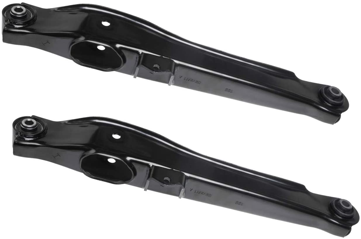 TUCAREST 2Pcs K641868 (Pair) Left Right Rear Lower Rearward Control Arm Assembly Compatible With 07-14 Jeep Compass Patriot (Except Off-Road Package) 07-12 Dodge Caliber Suspension