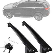 ANTS PART Roof Rack for 2011-2021 Jeep Grand Cherokee Cross Bars with Locks(Not fit SRT & Altitude Models)