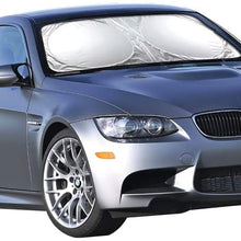 Car Windshield Sun Shade - Blocks UV Rays Sun Visor Protector, Sunshade To Keep Your Vehicle Cool And Damage Free, Easy To Use, Fits Windshields of Various Sizes