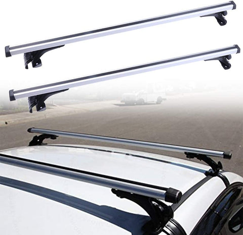 Ineedup Cross Bars Roof Rack Fit for 2010-2017 for Chevy Cruze,2006-2011 2014-2017 for Chevy Impala,2013-2017 for Chevy Malibu OE Style Bolt-On Roof Rack Rail Cross Bar Luggage Cargo Carrier,2-Pack