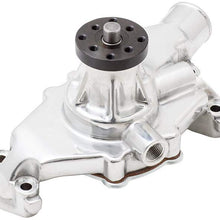 Top Street Performance HC8011P Polished Finish Short Water Pump