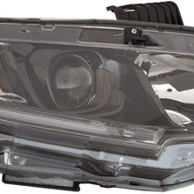 DEPO-317-1180R-ASN2 for Honda Civic Sedan 19 Headlight Halogen Black Bezel Passenger Side