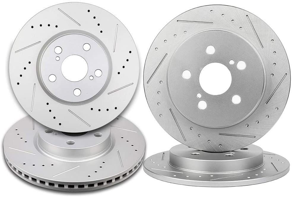 Brake Rotor Set FEIPARTS Discs fit for 2009-2010 for Pontiac Vibe,2009-2019 for Toyota Corolla,2009-2013 for Toyota Matrix