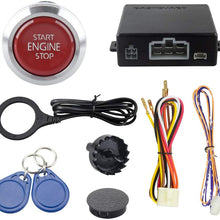 EASYGUARD EC008-P4 RFID car Alarm with transponder arm Disarm keyless go & Engine Start Stop Button for DC12v Cars