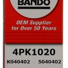 BANDO Belt Set Replacement for Honda Prelude 1997 1998 1999 2000 2001 Alternator/Air Conditioner-Power Steering Belt Set(2 belts) BANDO 4PK1020 6PK1045