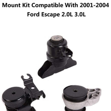 Ashimori Compatible With 2001-2004 Ford Escape 2.0L & 3.0L Mazda Tribute 2.0L Transmission Engine Motor Mount Set A5304 A5292 A5293