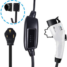 Zencar Level 2 EV Charger(240V, 16A, 25ft), Portable EVSE Home Electric Vehicle Charging Station Compatible with Chevy Volt, Nissan Leaf, Fiat, Ford Fusion(NEMA 6-50 Plug)