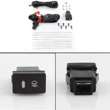 For 2017 2018 Honda CRV CR-V Black Bezel Clear Lens Bumper Driving Fog Light Assembly W/Switch + Bulb