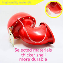 AIHOME Car Electric Horn Car Horn Loud Horn 150db Horn Loudspeaker Air Horn Electric Red Metal Horn Unique Bull called sound Super Loud Horn for Any 12V Cars Lorrys Train Truck Boat Moto etc