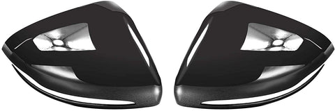 X AUTOHAUX Pair New Exterior Rear View Mirror Housing Door Wing Mirror Covering Cap for Mercedes Benz AMG 2015-2019