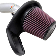K&N Cold Air Intake Kit with Washable Air Filter: 2009-2016 Chevy/Opel/Vauxhall (Cruze, Cruze Limited, Astra J, Astra MK6), 1.4L L4, Polished Metal Finish with Red Oiled Filter, 69-4521TS