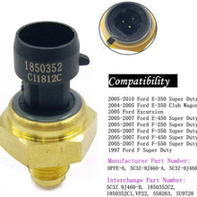 Amhousejoy 6.0 Powerstroke EBP Exhaust Back Pressure Sensor for Ford 6.0L Diesel DPFE6 2005 2006 2007