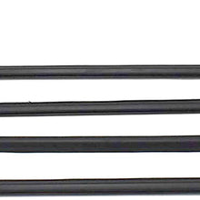 Toryea Black 4pcs Door Outside Weatherstrip Trim Seal Belt Fit Toyota Tundra 2007 2008 2009 2010 2011 2012 2013 2014 2015 2016 2017 2018(Not Double Cab)