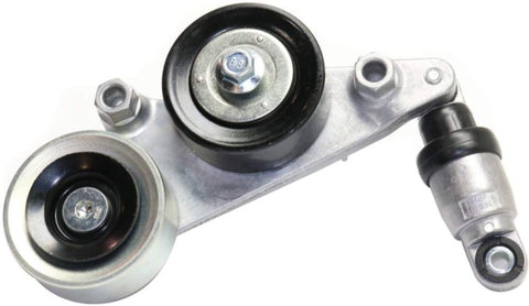 Accessory Belt Tensioner Serpentine Type compatible with Odyssey 05-10 Pilot 06-11 Accord 08-10 Assembly w/Pulleys