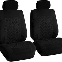FH Group FB071102 Travel Master Seat Covers (Gray) Front Set – Universal Fit for Cars Trucks and SUVs