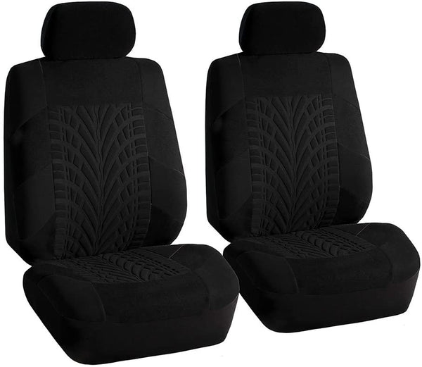 FH Group FB071102 Travel Master Seat Covers (Gray) Front Set – Universal Fit for Cars Trucks and SUVs