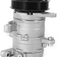 LFJD A/C Air Conditioner Compressor Kit，A/C Compressor & Clutch For D-od-ge Da-k-ota Ram 1500 V6 3.7L & V8 4.7L 2004-2007 2011327AM